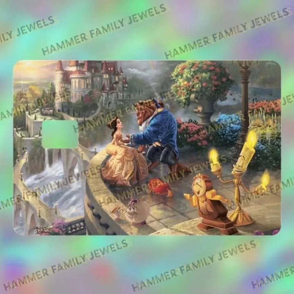 Beauty and the Beast Card Decal